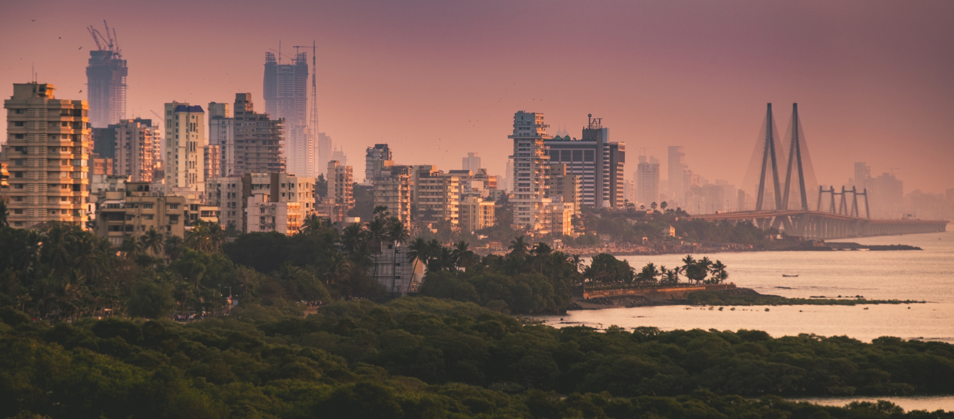 Mumbai-crepuscule-gratte-ciel
