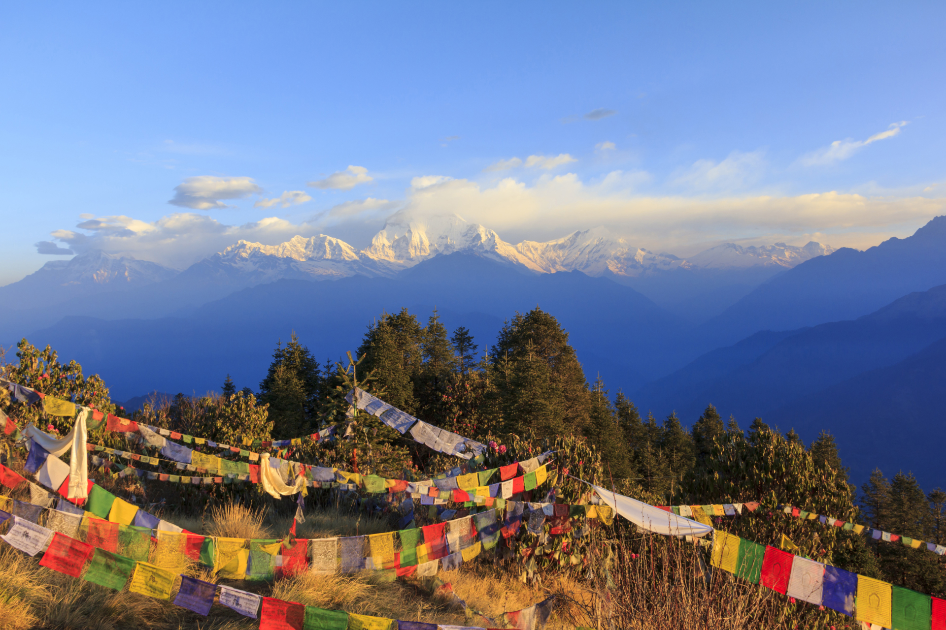 nepal-annapurna-drapeaux