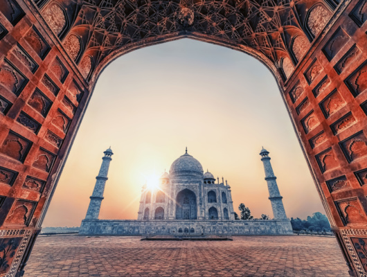 Taj-mahal-crepuscule
