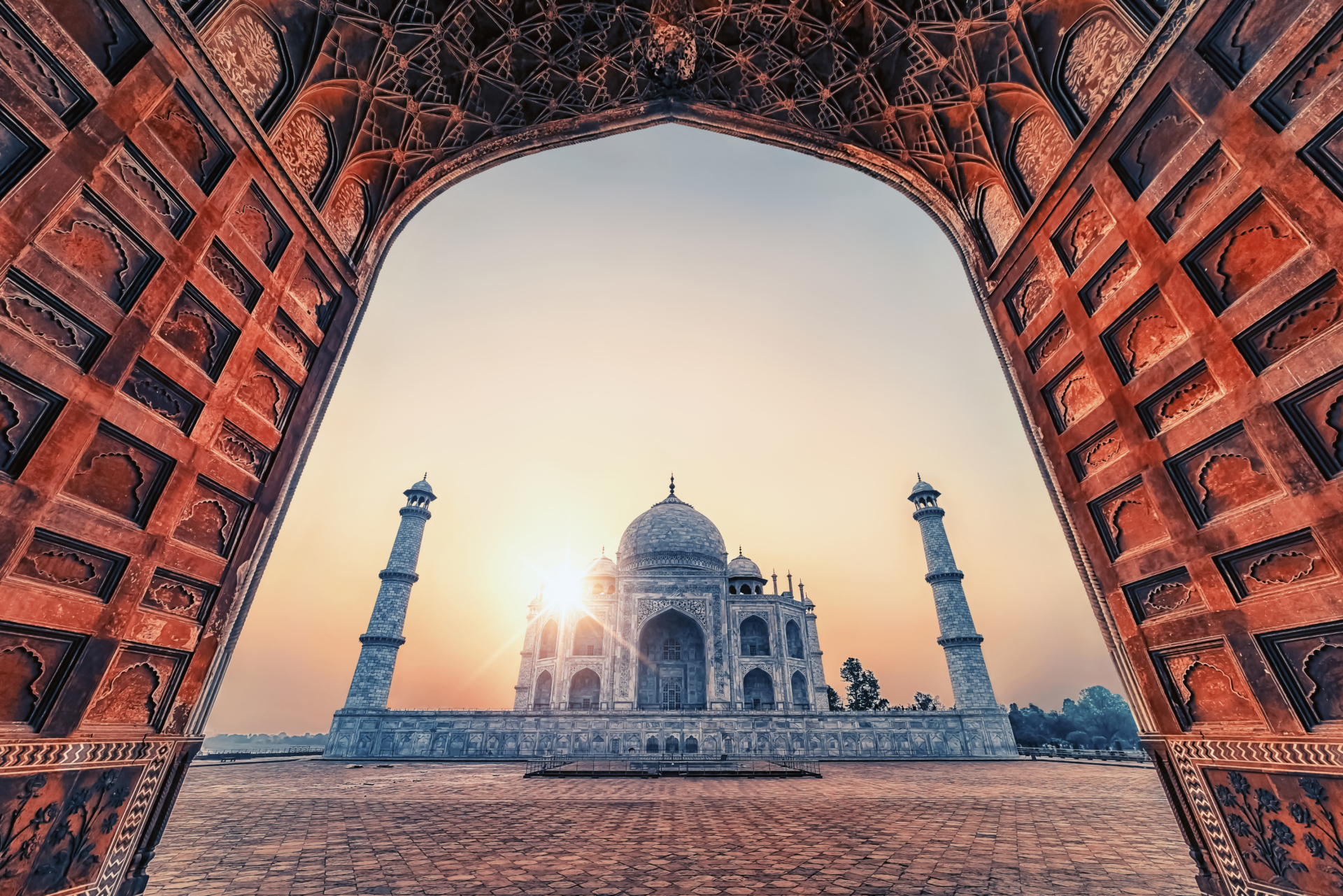 Taj-mahal-crepuscule