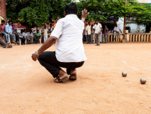 Pétanque à Pondichery