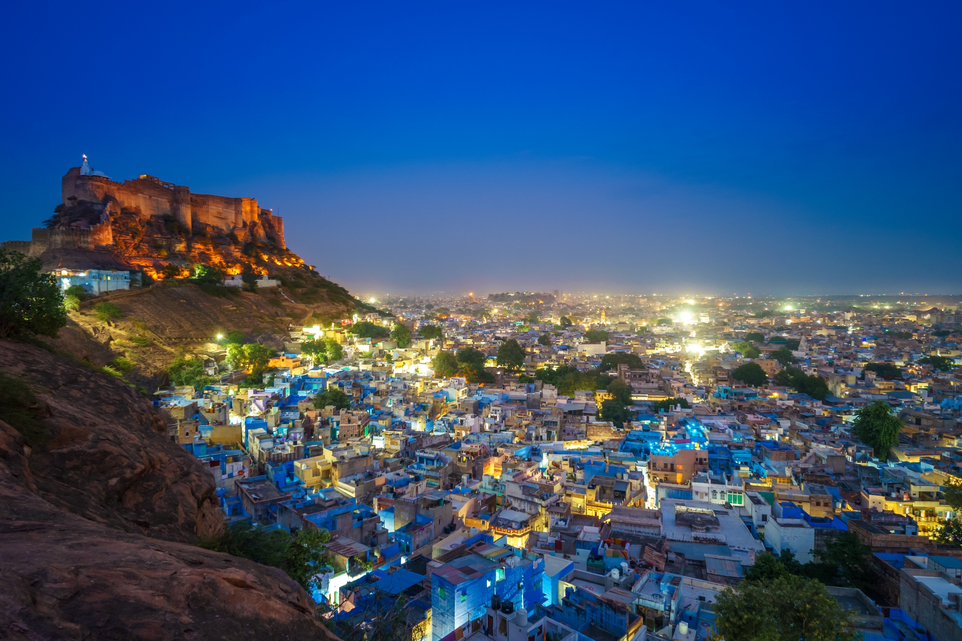 Jaipur de nuit